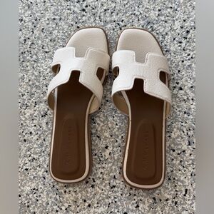 Women's White Sandals